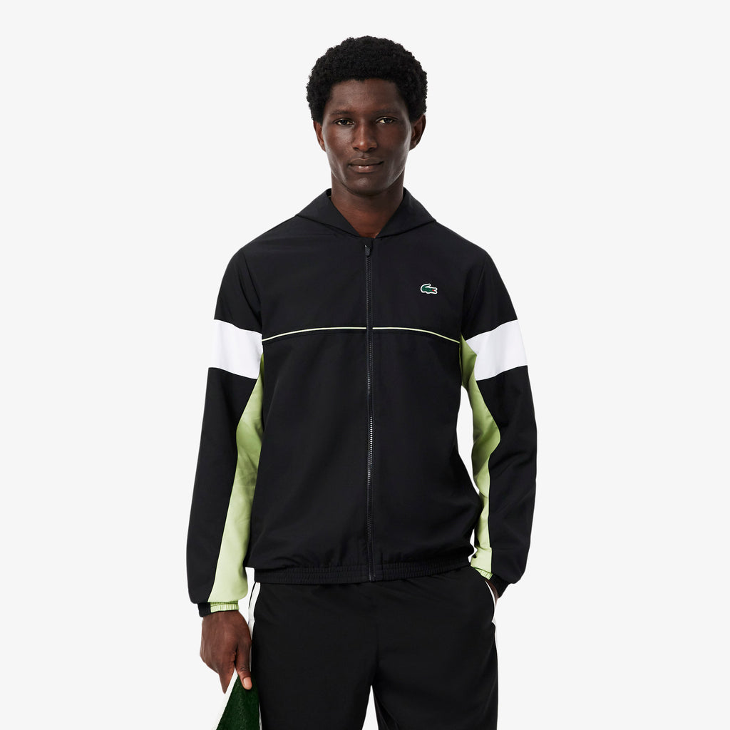Lacoste chaqueta de chándal deportiva con bloques de color