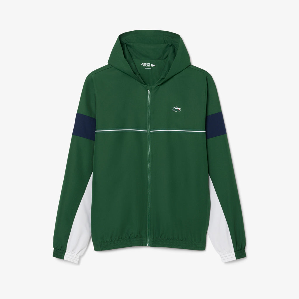 Lacoste chaqueta de chándal deportiva con bloques de color