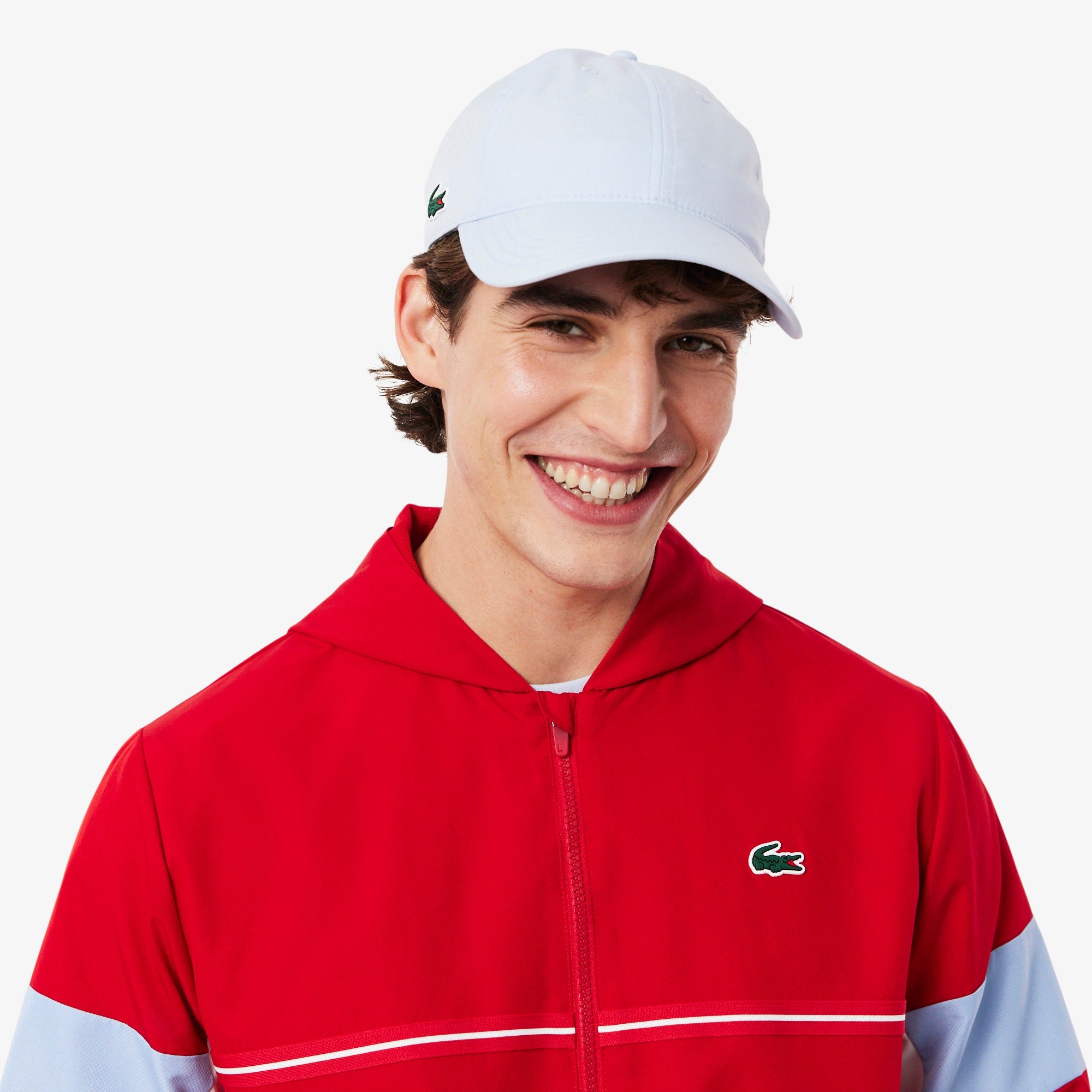 Lacoste chaqueta de chándal deportiva con bloques de color
