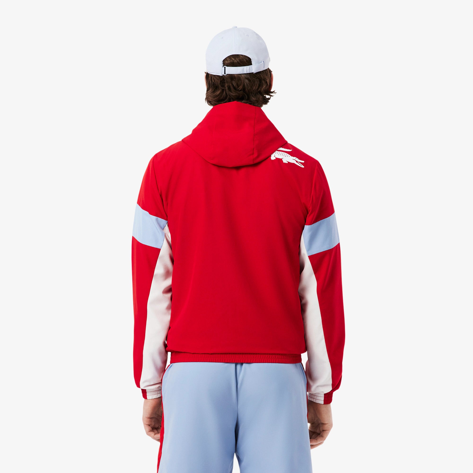 Lacoste chaqueta de chándal deportiva con bloques de color