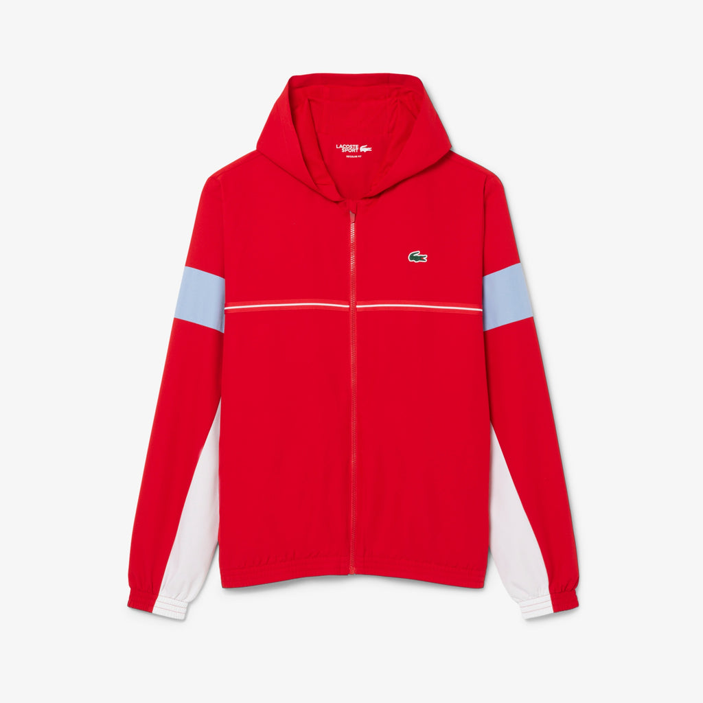 Lacoste chaqueta de chándal deportiva con bloques de color