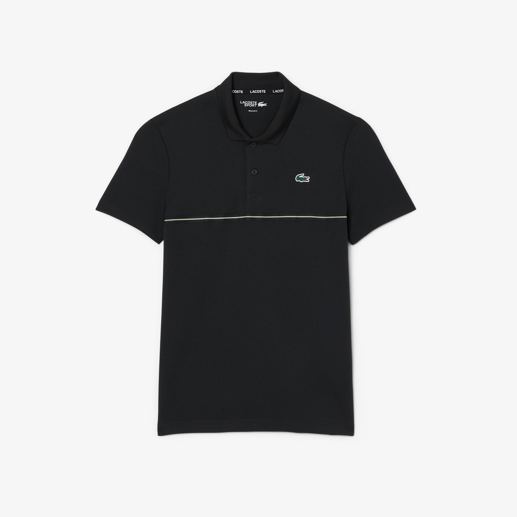 Lacoste polo deportivo con estampado Ultra-Dry black