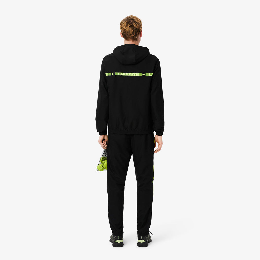 Lacoste chándal de tenis con raya con logotipo
