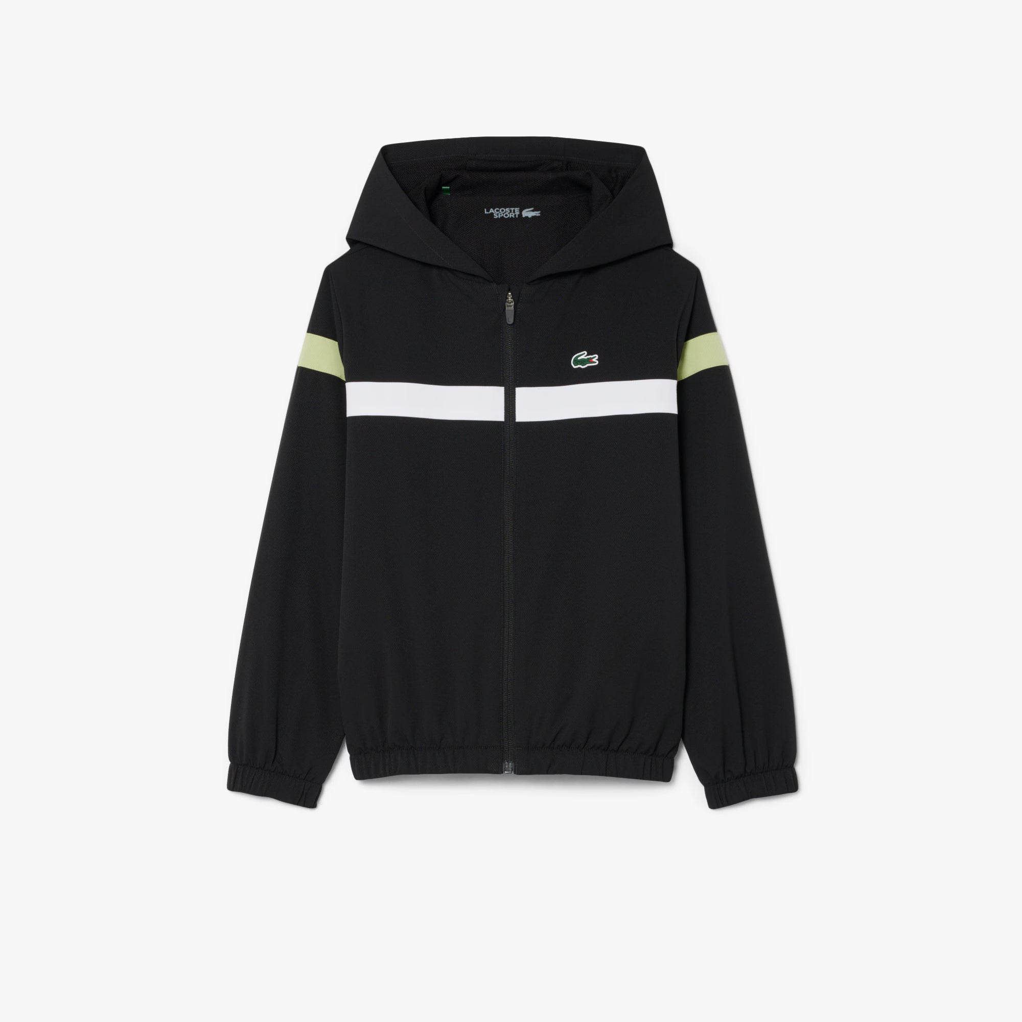 Lacoste niño chándal de tafetán diamantado negro