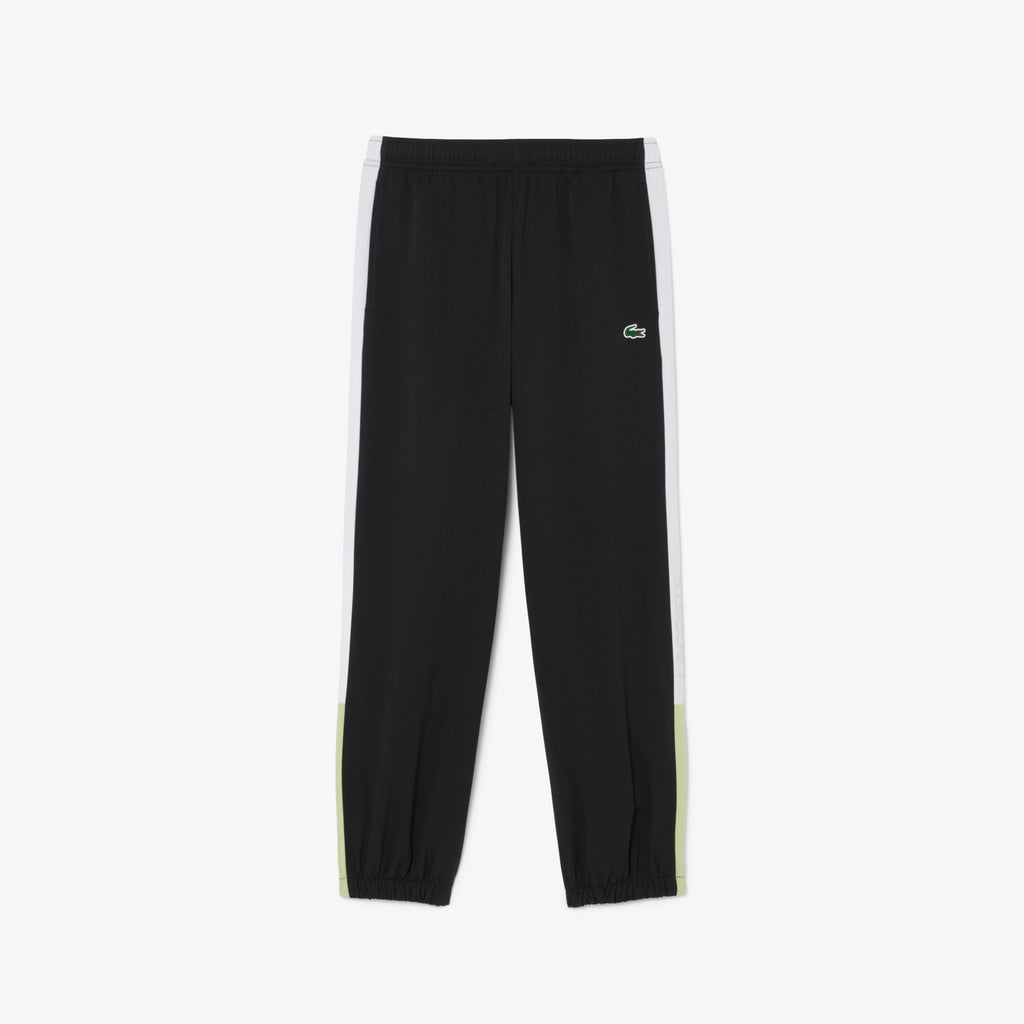 Lacoste niño chándal de tafetán diamantado negro