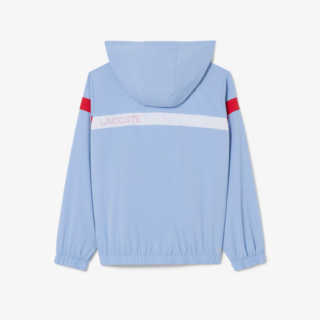 Lacoste niño chándal de tafetán diamantado azul claro