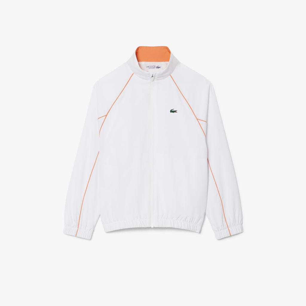 Lacoste niño chándal de tafetán diamantado blanco