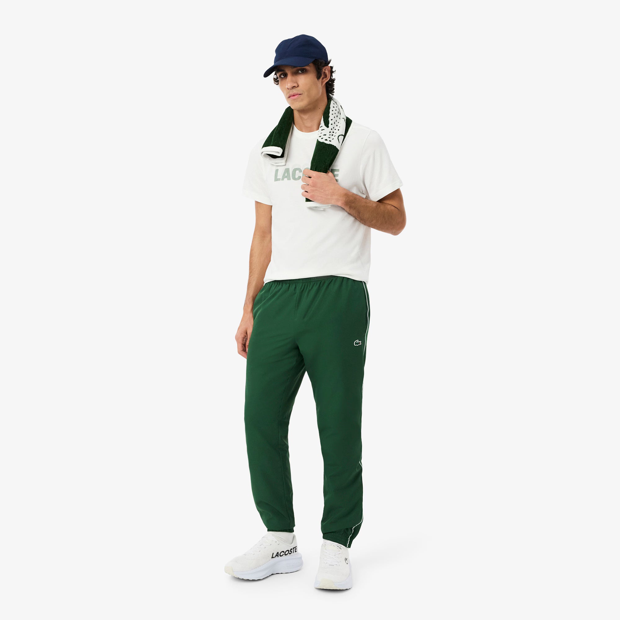 Lacoste pantalón de chándal deportivo hidrófugo