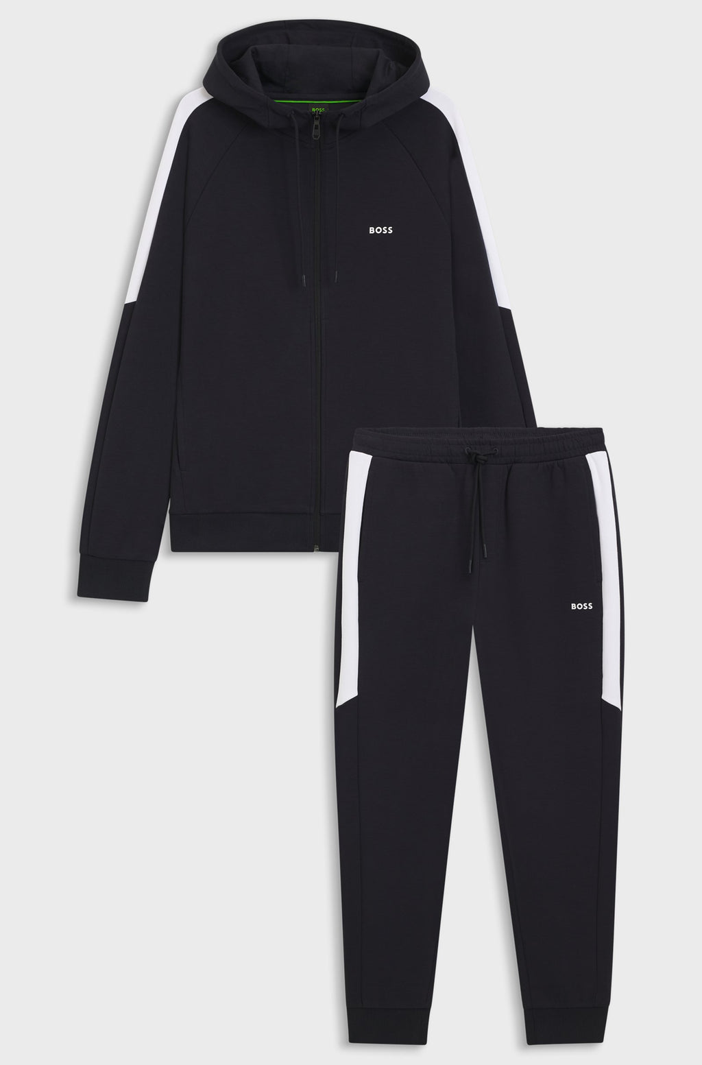 Hugo Boss Chándal en algodón elástico con apliques en contraste